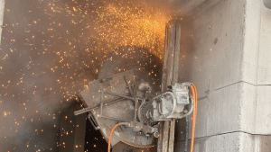 concrete cutting wall
